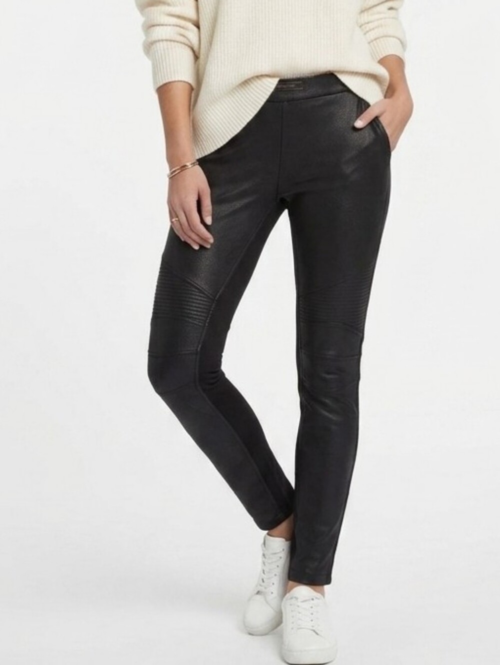 BCBG MAX AZRIA Faux Leather Legging Pants